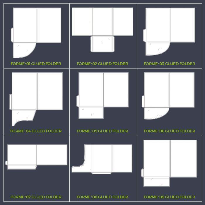 Glued Folder Formes 1